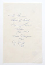 Vern Law Signed Paper Cut Autograph Auto 1960 Pirates Cy Young World Champion picture