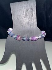 Rainbow Fluorite Quartz Crystal Bracelet,Metaphysical,Jewelry,Unique gift,Gem picture