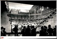 LD257 1979 Orig Ray Corey Photo KEMPER ARENA COLLAPSE Kansas City Hy-Vee Arena picture