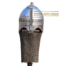 Viking Turban Helmet Ottoman Historical Steel Medieval Early Bukvi IMA-HLMT-063 picture