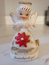 Vintage Napco December 1968 Christmas Angel Flower on Dress Beautiful A1372 picture