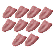 10 Pack Realistic Fake Tongue Stretch Gag Joke Prank Magic Trick Scary Funny Toy picture
