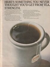 1964 Salada Tea Vintage Print Ad Made from Deep Dark Rich Ceylon & Indian Blends picture