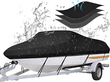 Icover Trailerable Boat Cover- 23'-24' Waterproof Heavy Duty Marine Grade Polyes picture