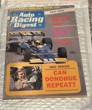 Auto Racing Digest – July 1973 (Volume 1 No. 1) FIRST ISSUE - Indy Special-100pg picture