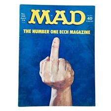 Mad Magazine April 1974 No. 166 Number One Ecch Magazine 6.0 FN Fine No Label picture