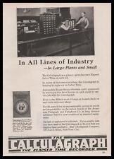 1921 The Calculagraph Co. New York City Photo AT&T Switchboards Vintage Print Ad picture