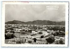 c1930's Birds Eye View Of Puerto La Cruz Venezuela  RPPC Photo Postcard picture