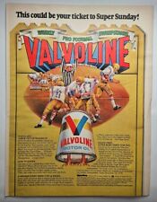 Vintage 1970s Valvoline PRINT AD  picture