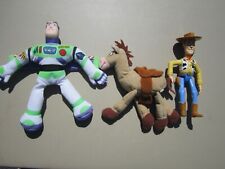 VINTAGE TOY STORY CHARACTERS:  BUZZ LIGHTYEAR--BULLSEYE--WOODY picture
