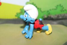 The Smurfs Relay Runner Smurf Olympics Sport Vintage Rare Display Figurine picture
