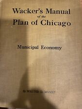 RARE Book Wacker's Manual of Plan of Chicago Municipal Economy 1915 picture