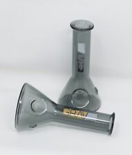 Grav 5” Smoke Colored Mini Glass Colored Beaker Pipe picture