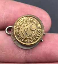 Vintage IPC International Corporation Brass Cuff Button 5/8
