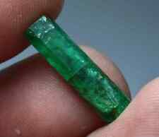6.10 Carat Two Pieces Natural Green Color Terminated Emerald Crystal picture