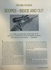 1966 How Scopes Work For Rifles and Pistols illustrated picture
