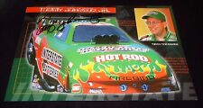 Tommy Johnson Jr Signed Autograph Card Photo NHRA Joe Gibbs Racing Funny Car  picture