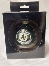 Oakland A's Athletics MLB Glass Tree Ball Christmas Ornament 2019  RARE picture