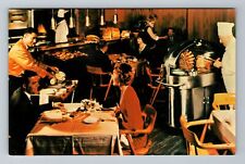 Chicago, IL-Illinois, Interior Don Roth's Blackhawk Restaurant Vintage Postcard picture
