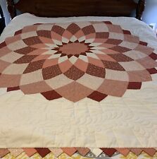 Vintage Homemade Quilt 74”x 74”  picture