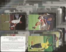 FAX PAX-FULL SET- FOOTBALL GREATS 1989 (X36 CARDS) BOBBY CHARLTON PELE - MINT picture