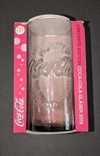 McDonald's Ltd Edition 2019 German Dist Pink Coca Cola Glass Still In Box ~ New picture