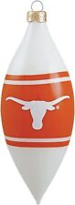 NCAA Texas Longhorns 3 Pack Teardrop Glass Ornaments picture
