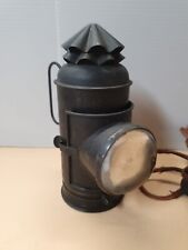 Antique Police Watchmen's Railroad Lantern Bullseye Lens/ Works  picture