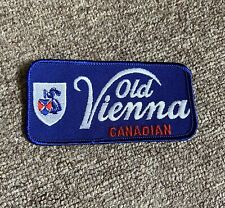 Vintage Old Vienna Canadian Beer Patch Blue Knight NOS Embroidered Hat Jacket picture