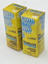 Vintage Palmolive Lemon Crystal Clear Dishwashing Detergent Lot Of 2 SEALED BOX picture