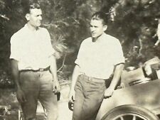 2H Photograph Handsome Attractive Men Arriving At Cedar Crest Camp 1932 picture