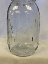 Vintage Long Life Mason Jar #9024, Laurens Quality Glass,1975-1977, Clear, Quart picture