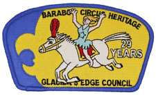2015 Baraboo Circus Heritage 29 Years Patch Glacier's Edge Council Horse CSP picture