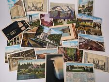 Vintage Postcards With Stamps Posted 1922 - 1951 27 Cards To Iowa History  picture