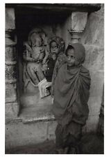 Postcard Temple Wall, Eklingji, Rajasthan, INDIA 1984 by Sam Tata BW49 picture