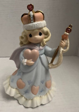 Enesco Precious Moments Figurine 795151 YOU ARE THE QUEEN OF MY HEART 2000 Crown picture