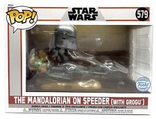 Funko Pop Rides The Mandalorian on Speeder with Grogu #579 Special Edition picture