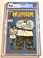 1989 Wolverine #8 RARE NEWSSTAND Hulk Joe Fix It  GRADED CGC 9.6 WP picture