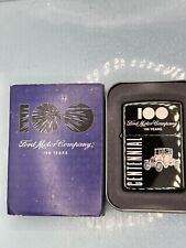 Vintage 2002 Ford Motor Company 100 Years Centennial Black Ice Zippo Lighter NEW picture