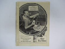 Old 1949 Pabst Blue Ribbon Advertisment with Douglas Fairbanks Jr picture