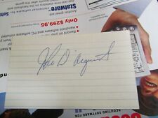 John D' Acquisto autographed index card  picture