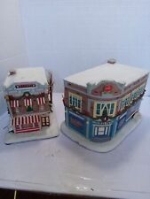 Hawthorne Village 2003 Coca-Cola Holiday Jewelers/ Bakery #A4011 #A3204 lot of 2 picture