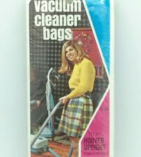 HOOVER Vintage Vacuum Cleaner Bags Upright 60s 70s Home Care S-16 NEW pack of 4 picture