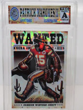 2024 Patrick Mahomes II Wanted Poster SP/99 Ice Refractor Sport-Toonz zx3 rc picture