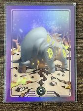 2022 Cardsmith Currency Cred Bitcoin purple foil picture