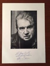 FRANCIS BACON SIGNED ART BOOK PHOTO, ENGLISH FIGURATIVE PAINTER picture