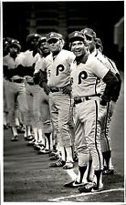 LG934 1982 Orig Bruce Bisping Photo PAT CORRALES Philadelphia Phillies Line-Up picture