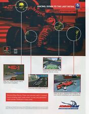 1998 Print Ad Playstation Newman Haas Racing KMart Indy Car game advertisement picture