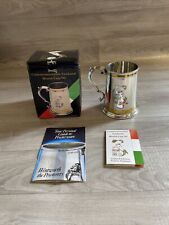Wembley ITALIA 90 World Cup Football Beer Tankard Pewter Boxed Rare picture