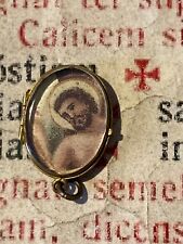 RARE 1° CLASS RELIC Gold Plated St. Jerome : Father of the Church & the Ascetic picture